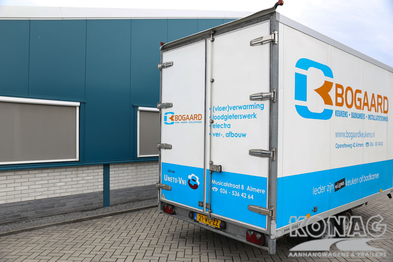 Konag tandemas gesloten aanhangwagen 400x203x230 cm 3000 kg