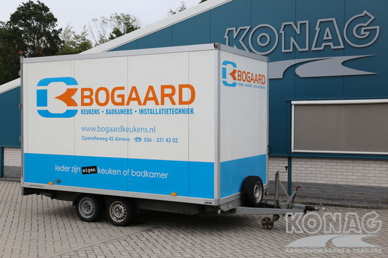 Konag tandemas gesloten aanhangwagen 400x203x230 cm 3000 kg